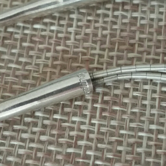 Vintage Sterling Liquid Silver/Turquoise Neckl - Picture 3 of 3